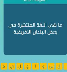 ما هي اللغة المنتشرة في بعض البلدان الافريقية